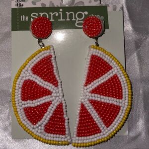 Orange Slice Earrings!